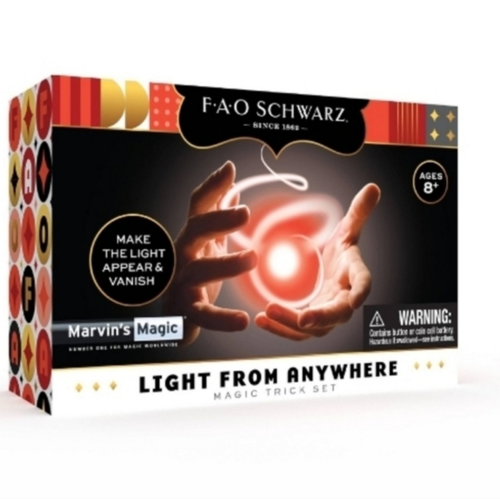 FAO Schwarz Magic Trick Set - Red and Black